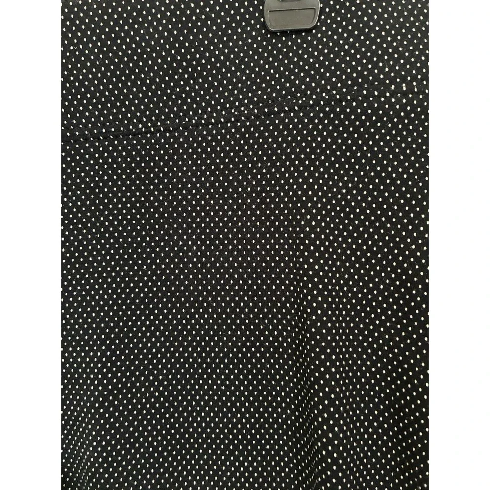Old Navy leggings Black w White Polka Dots Womens Size Large NWT